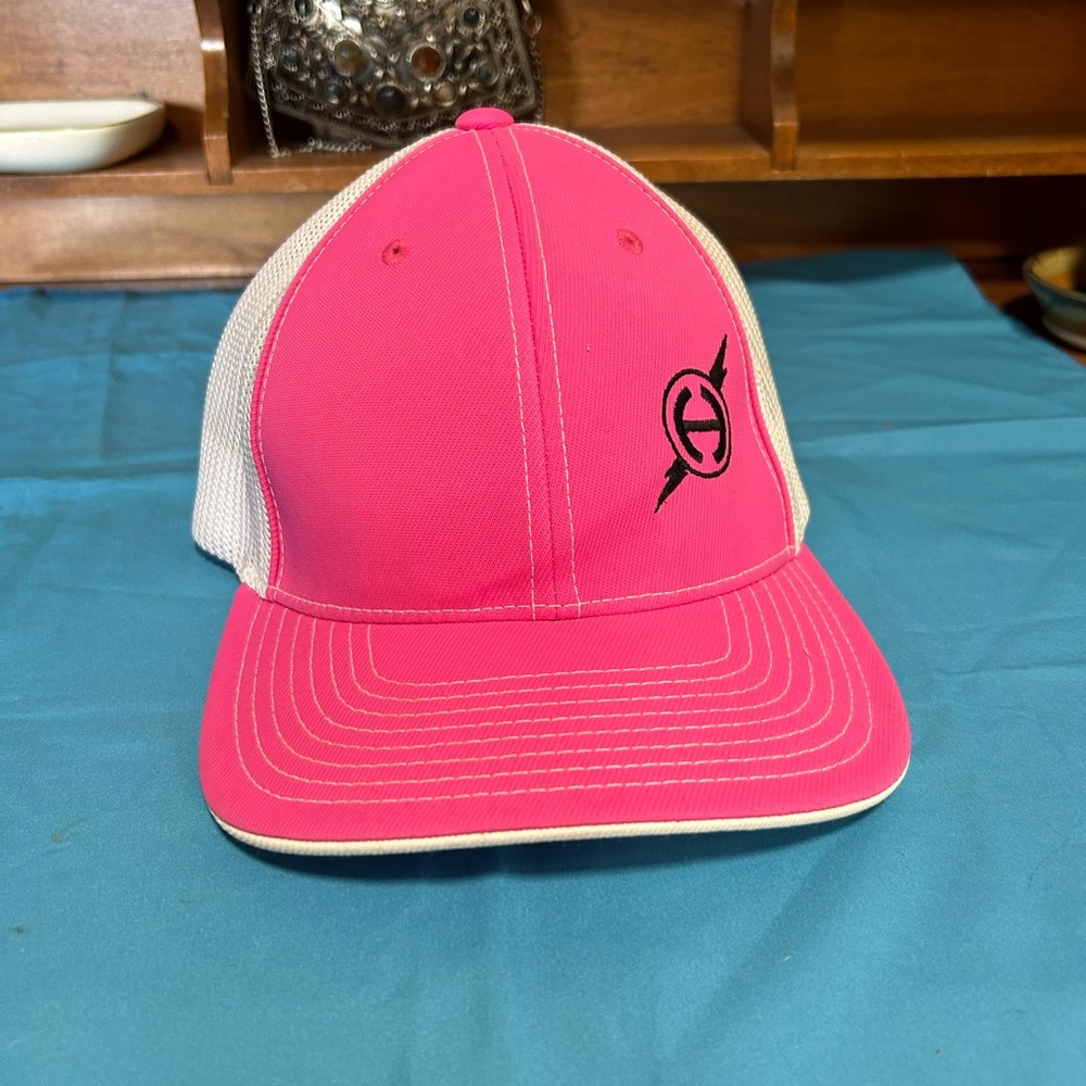 Hat, pink, NWOT Pacific Headgear baseball/trucker hat, size small/medium